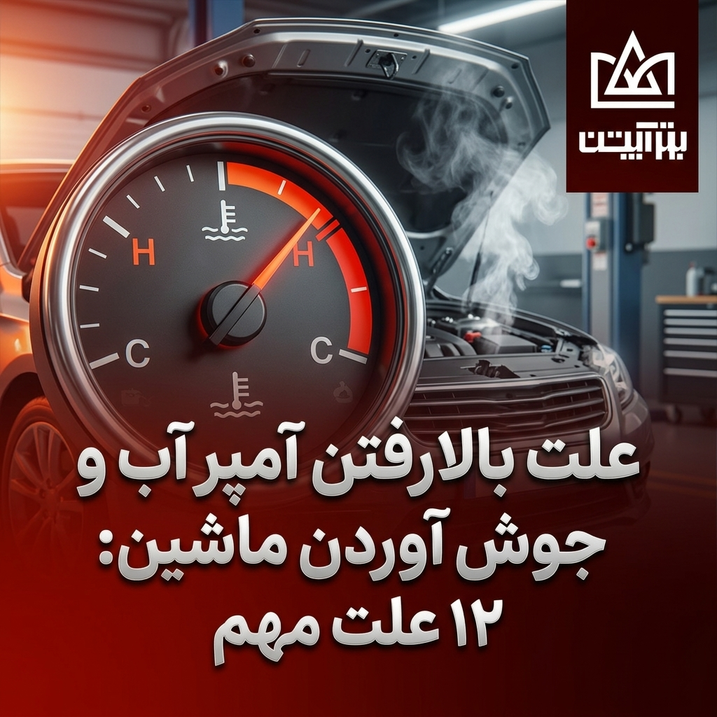 علت بالارفتن آمپر آب و جوش آوردن ماشین: ۱۲ علت مهم